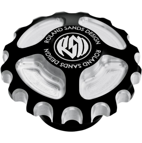RSD - RSD Billet Aluminum Gas Cap - Gear Drive - Contrast Cut - 0210-2006-BM