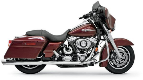Bassani Manufacturing - Bassani Manufacturing 3 1/2in. Slip-On Mufflers - Slash Cut - Chrome - 11117B