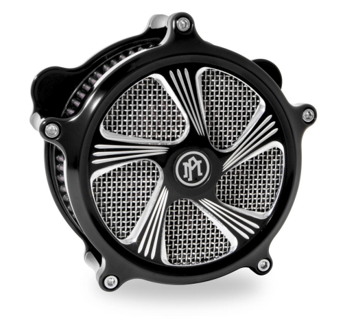 Performance Machine - Performance Machine Element Universal Super Gas Air Cleaner Faceplate - Platinum Cut - 0206-2010ELEBMP