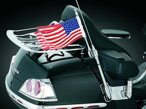 Kuryakyn - Kuryakyn Antenna Flag Mount with Flag - 4253