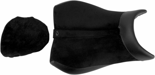 Saddlemen - Saddlemen Gel-Channel Sport One-Piece Solo Seat with Rear Cover - 0810-0796