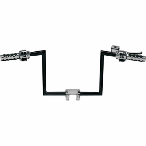 LA Choppers - LA Choppers 1-1/4in. Mutha Z-Bar Style Handlebar - 16in. - Black - LA-7302-16B