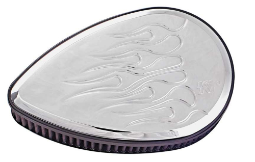 K&N Engineering - K&N Engineering RK Series Billet Air Filter Assembly - Flame Teardrop - RK-3922