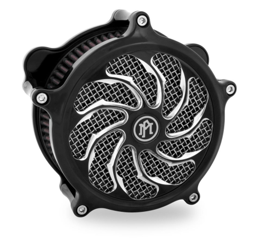 Performance Machine - Performance Machine Torque Universal Super Gas Air Cleaner Faceplate - Platinum Cut - 0206-2010TORBMP