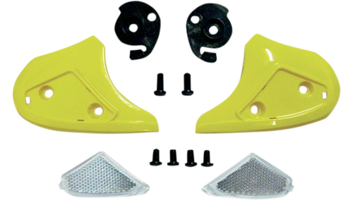 AFX - AFX Side Cover Kit for FX-50 Helmets - Hi-Vis Yellow - 0133-0584