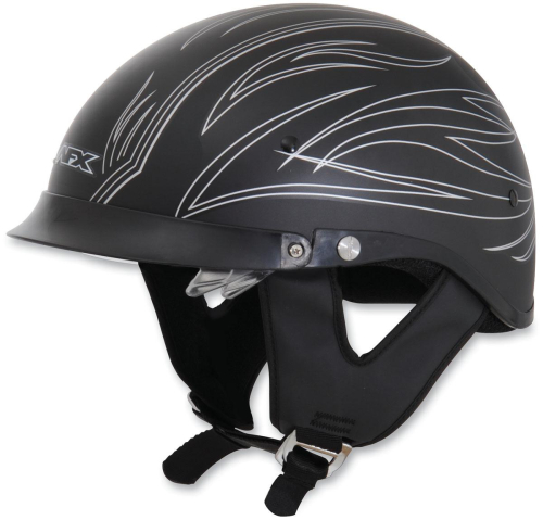 AFX - AFX FX-200 Pinstripe Helmet with Dual Inner Lens Beanie - 0103-0757 - Flat Silver Pinstripe - X-Small