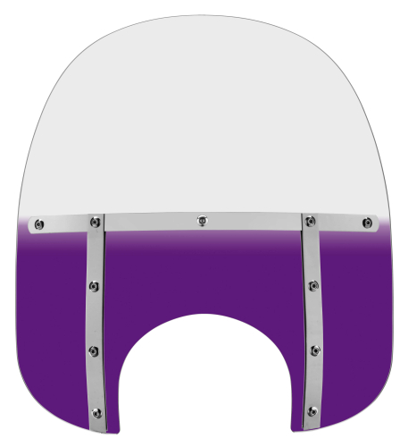 Memphis Shades - Memphis Shades Memphis Fats Windshield (9in. Cutout) - 17in. - Gradient Purple - MEM3624
