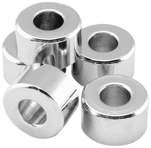 Bikers Choice - Bikers Choice Midwest Acorn Chrome-Plated Spacer - 1/4in. I.D. x 5/8in. O.D. x 1in. L - MPB506