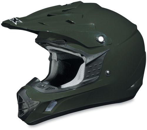 AFX - AFX FX-17 Solid Helmet - 0110-1756 - Olive - X-Small