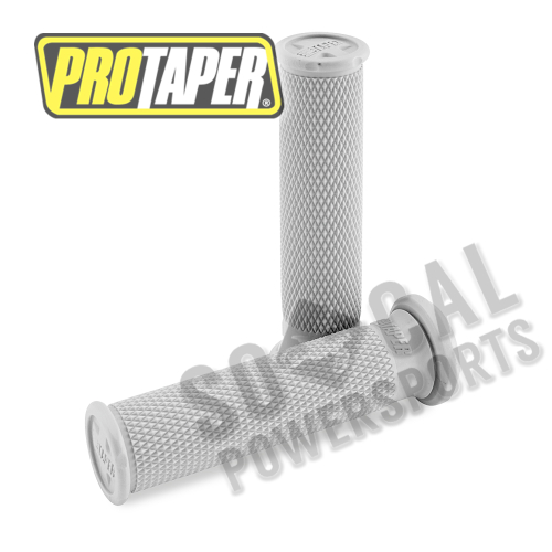 ProTaper - ProTaper Full Diamond Grips - Light Gray - ATV/Snow - VLG-682-1 SOFT 429C