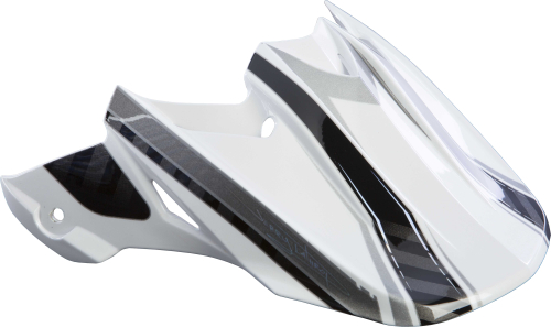 Fly Racing - Fly Racing Visor for F2 Carbon Helmets - White/Black - FLY F2 VISOR WHT/BLK