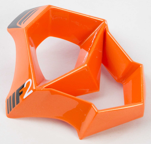 Fly Racing - Fly Racing Mouthpiece for F2 Carbon Helmets - Black/Orange - 73-4542