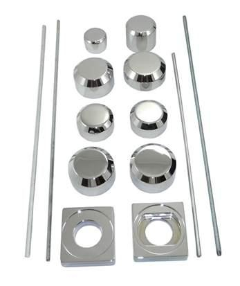 Yana Shiki - Yana Shiki Axle Dress-Up Kit - Chrome - CA2920