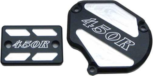 ModQuad - ModQuad Throttle and Brake Cover Set - Black Logo - TSET2-XBLK
