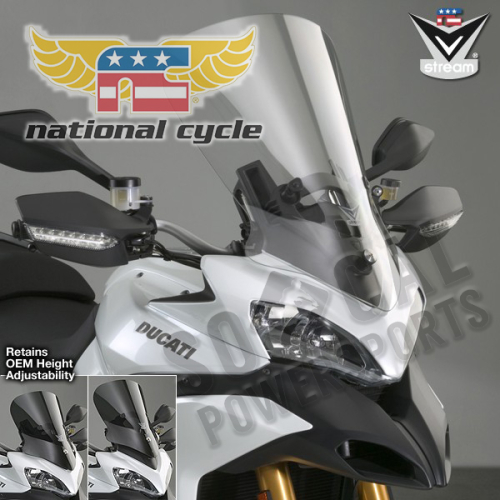 National Cycle - National Cycle VStream Windshield - 22.5in./Clear - N20500