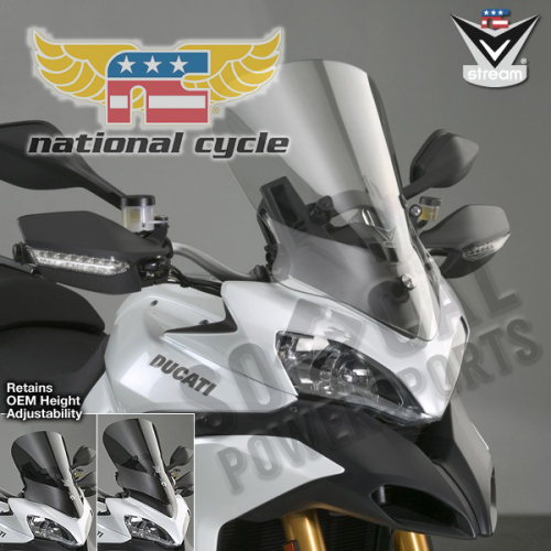 National Cycle - National Cycle VStream Windshield - 19.5in./Light Tint - N20501