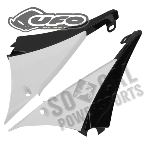 UFO Plastics - UFO Plastics Radiator/Tank Cover Connectors - White - YA04827-046