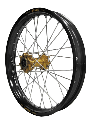 Excel - Excel Pro Series G2 Front Wheel Set - 21x1.60 - Gold Hub/A60 Rim - 2F4AK60