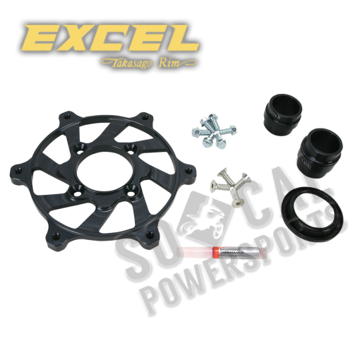 Excel - Excel Pro Series G2 Front Carrier Ring Set - Black - 2FC-5031