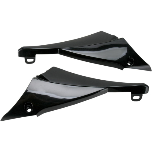 UFO Plastics - UFO Plastics Radiator/Tank Cover Connectors - Black - YA04827-001