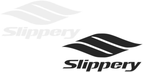 Slippery - Slippery 6in. Die-Cut Sticker - 4320-0805
