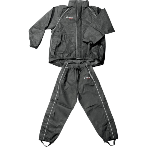 Frogg Toggs - Frogg Toggs Cruisin Toggs Rainsuit - TT10399-01MD - Black/Black - Medium