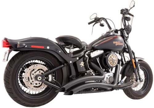 Freedom Performance - Freedom Performance Sharp Curve Radius Exhaust System - Black - HD00243