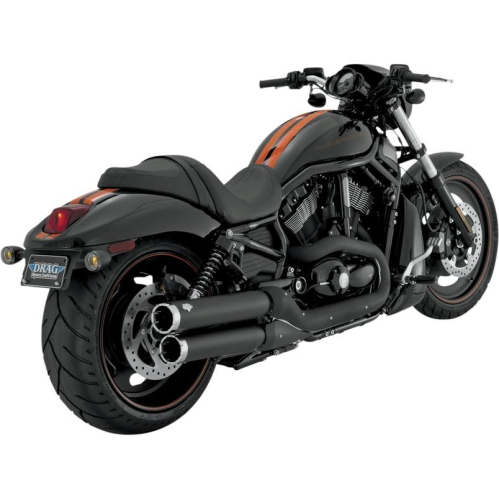 Vance & Hines - Vance & Hines Widow Slip-Ons - Black - 47913