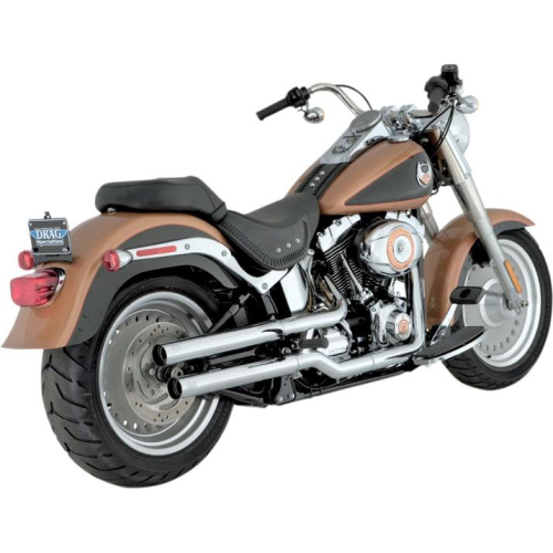 Vance & Hines - Vance & Hines Straightshots HS Slip-Ons - Chrome - 16827