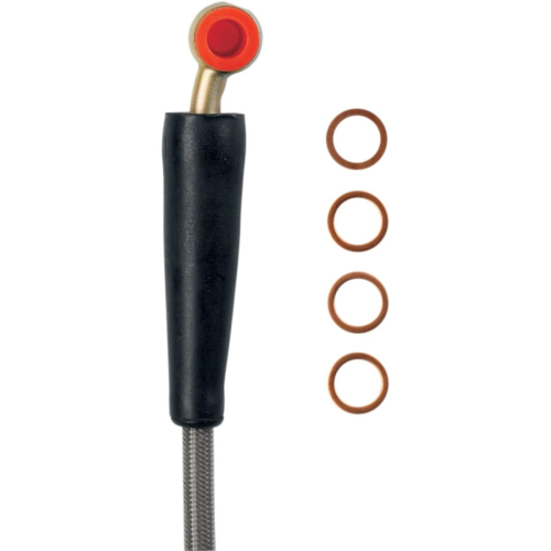 Moose Racing - Moose Racing Stainless Steel Braided Brake Line - Y01-2-027/P