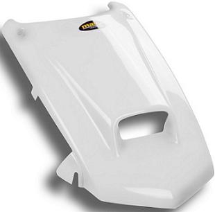 Maier Mfg - Maier Mfg Scooped Hood - White - 50965-17