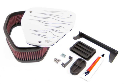 K&N Engineering - K&N Engineering Custom Performance Air Cleaner Kit - Flame - RK-3926