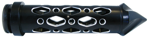 Yana Shiki - Yana Shiki Universal Grips - Black Anodized - Dimple - Flat - A4287B