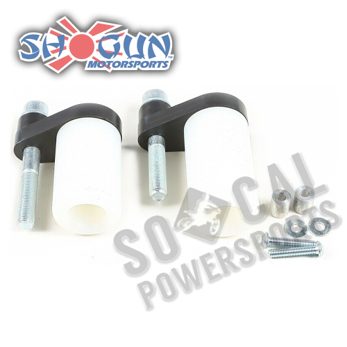 Shogun Motorsports - Shogun Motorsports Frame Slider - White - 750-3810