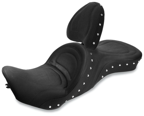 Saddlemen - Saddlemen Explorer Special Seat with Driver Backrest - Leather - S05-03-040
