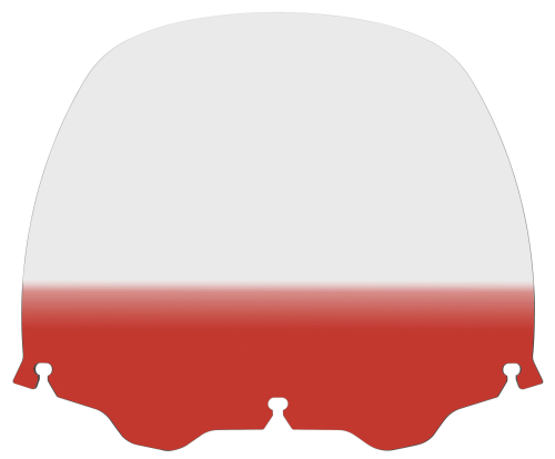 Memphis Shades - Memphis Shades Standard Windshield - 15in. - Gradient Burnt Orange - MEP8137