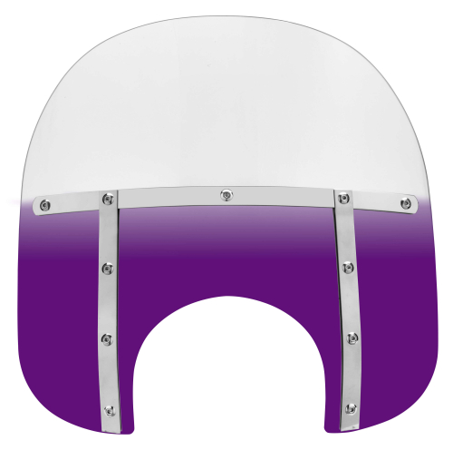 Memphis Shades - Memphis Shades Memphis Fats Windshield (9in. Cutout) - 15in. - Gradient Purple - MEM3524
