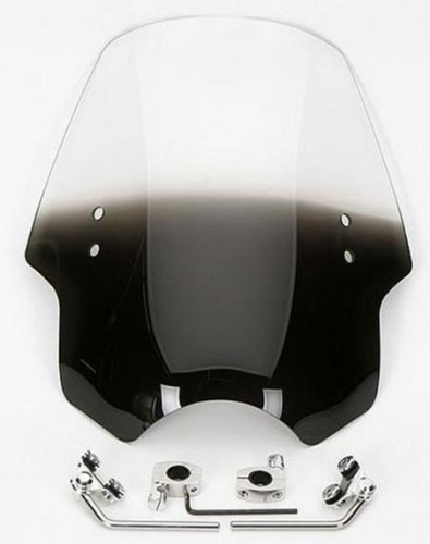 Memphis Shades - Memphis Shades Hell Cat Bar Mount Windshield - Gradient Black - MEM1711