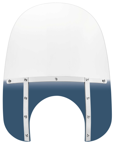 Memphis Shades - Memphis Shades Memphis Fats Windshield (11in. Cutout) - 19in. - Gradient Blue - MEM6916