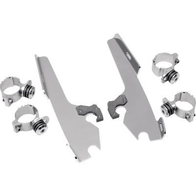 Memphis Shades - Memphis Shades Trigger-Lock Mount Kit for Sportshield Windshields - Polished - MEM8936