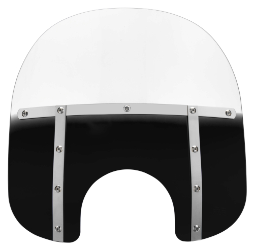 Memphis Shades - Memphis Shades Memphis Fats Windshield (7in. Cutout) - 15in. - Gradient Black - MEM3121