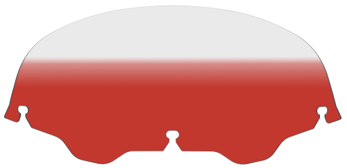 Memphis Shades - Memphis Shades Standard Windshield - 7in. - Gradient Burnt Orange - MEP8147