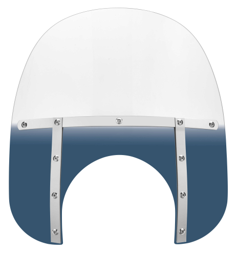 Memphis Shades - Memphis Shades Memphis Fats Windshield (11in. Cutout) - 15in. - Gradient Blue - MEM6716