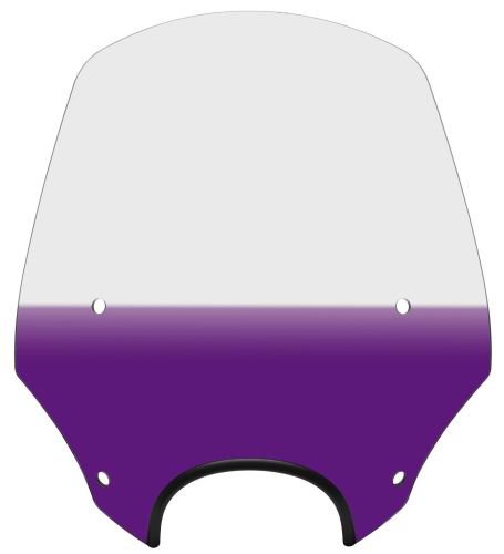 Memphis Shades - Memphis Shades El Paso Sportshield Windshield (7in. Cutout) - 17in. - Gradient Purple - MEP5214