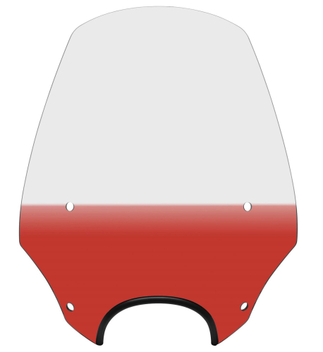 Memphis Shades - Memphis Shades El Paso Sportshield Windshield (7in. Cutout) - 17in. - Gradient Burnt Orange - MEP5217