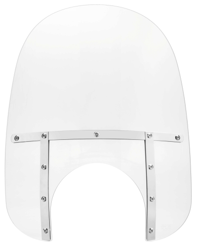 Memphis Shades - Memphis Shades Memphis Fats Windshield (11in. Cutout) - 19in. - Clear - MEM6910
