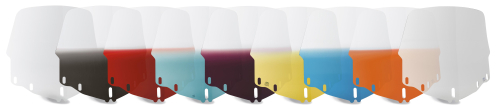 Memphis Shades - Memphis Shades Gold Wing Windshield - Standard - Gradient Purple - MEP4734