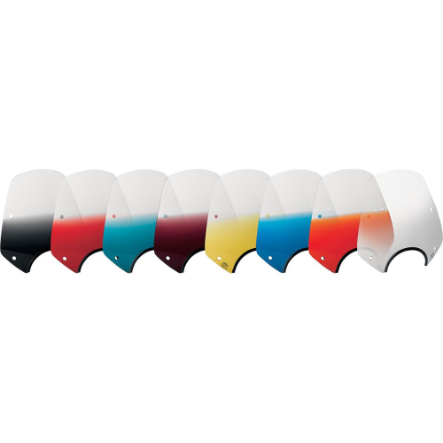 Memphis Shades - Memphis Shades Del Rey Sportshield Windshield - Gradient Black - MEP5011