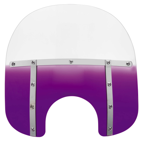Memphis Shades - Memphis Shades Memphis Fats Windshield (7in. Cutout) - 15in. - Gradient Purple - MEM3124