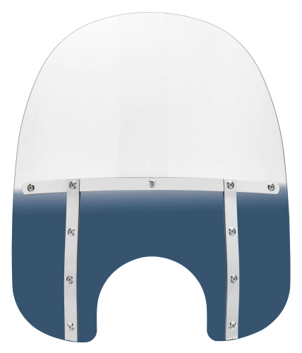 Memphis Shades - Memphis Shades Memphis Fats Windshield (7in. Cutout) - 19in. - Gradient Blue - MEM3316